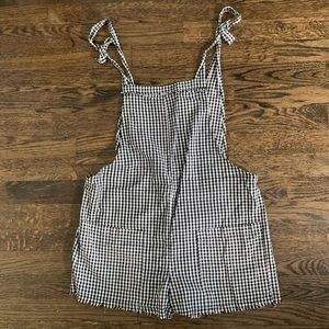 LF gingham romper